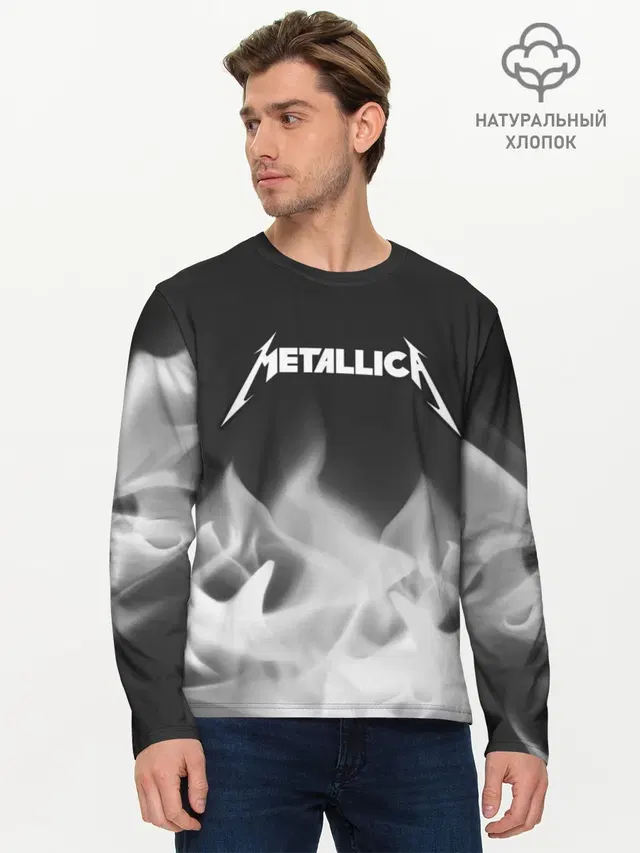 Мужской лонгслив базовый