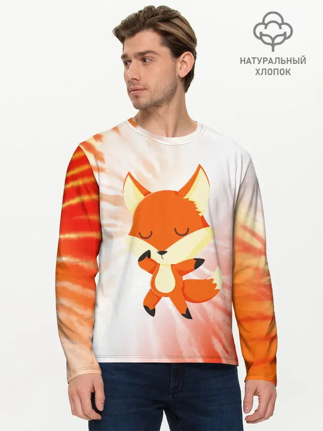 Мужской лонгслив базовый