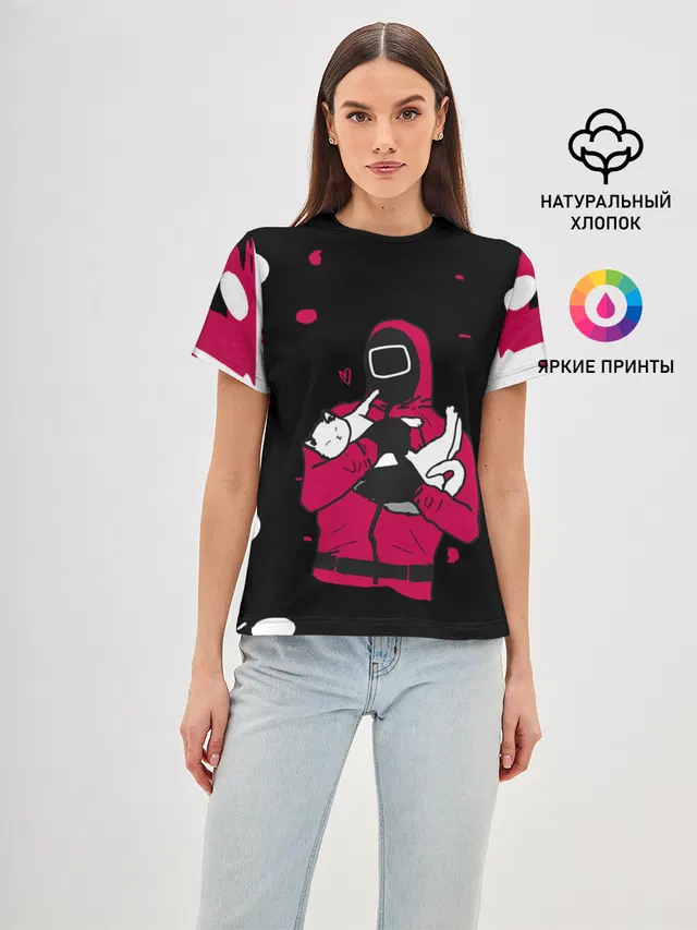 Игра в кальмара x Кот,