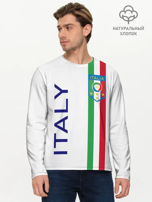 Мужской лонгслив базовый