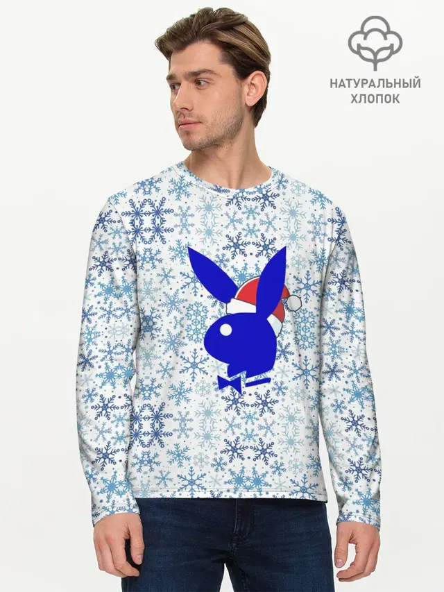 Мужской лонгслив базовый