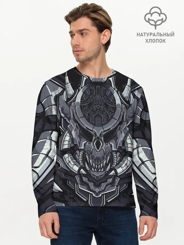 Мужской лонгслив базовый