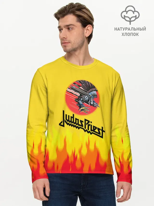 Мужской лонгслив базовый
