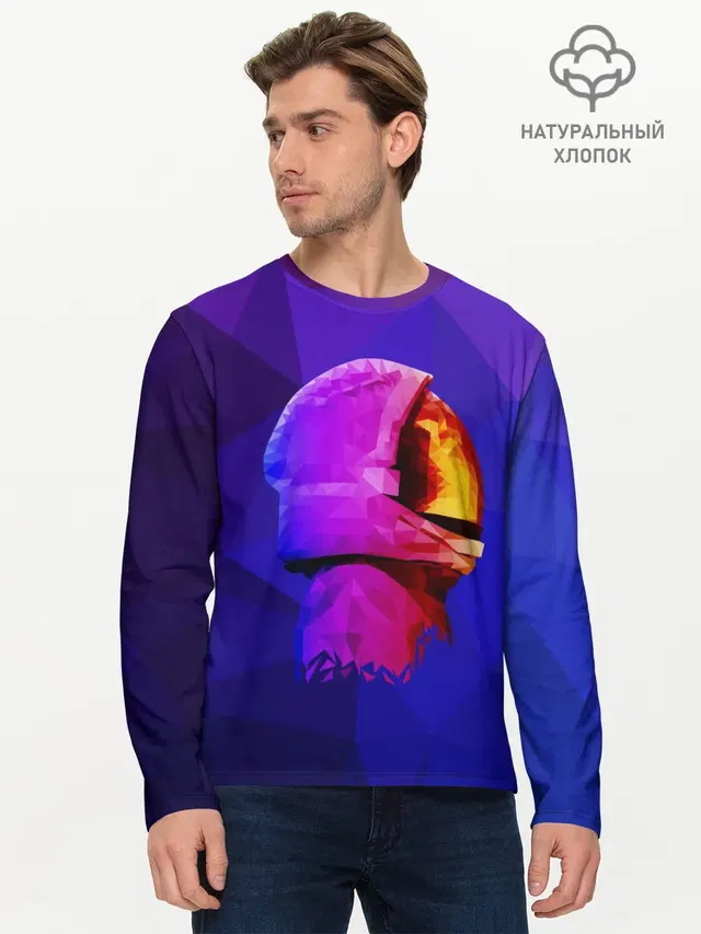 Мужской лонгслив базовый