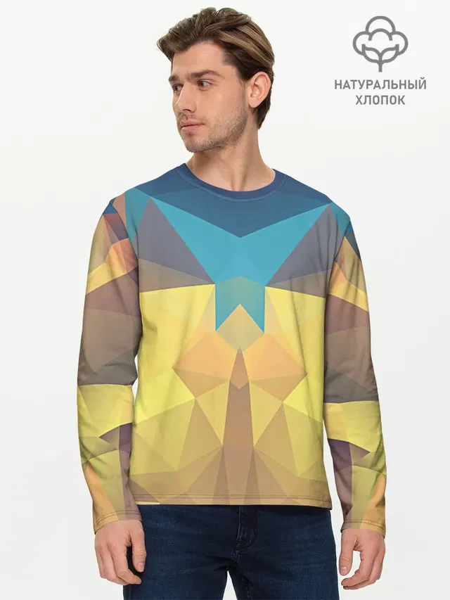 Мужской лонгслив базовый