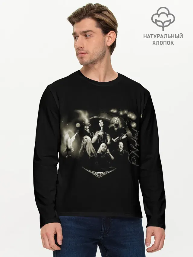 Мужской лонгслив базовый