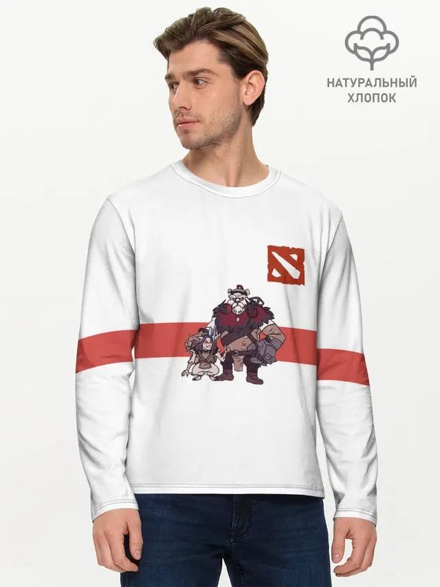 Мужской лонгслив базовый