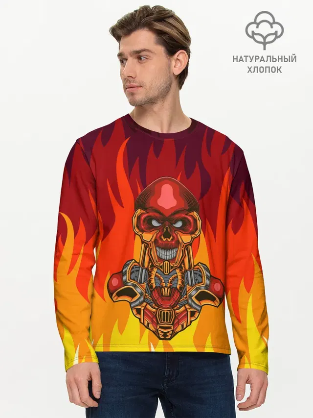 Мужской лонгслив базовый