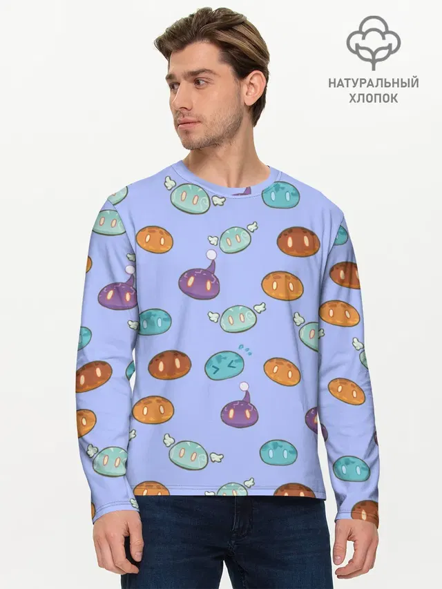 Мужской лонгслив базовый