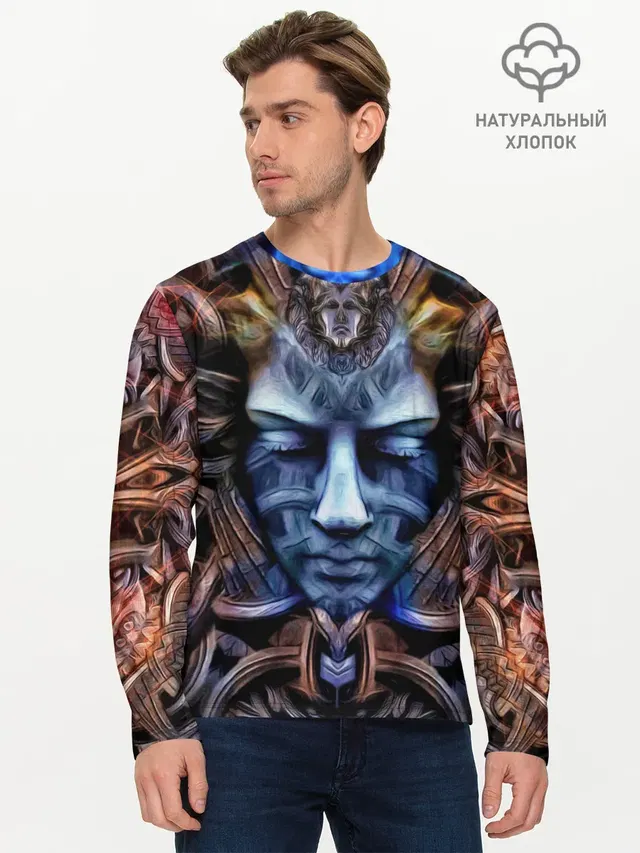 Мужской лонгслив базовый