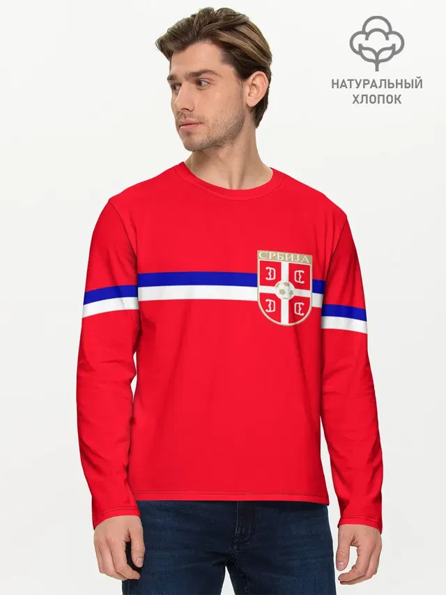 Мужской лонгслив базовый