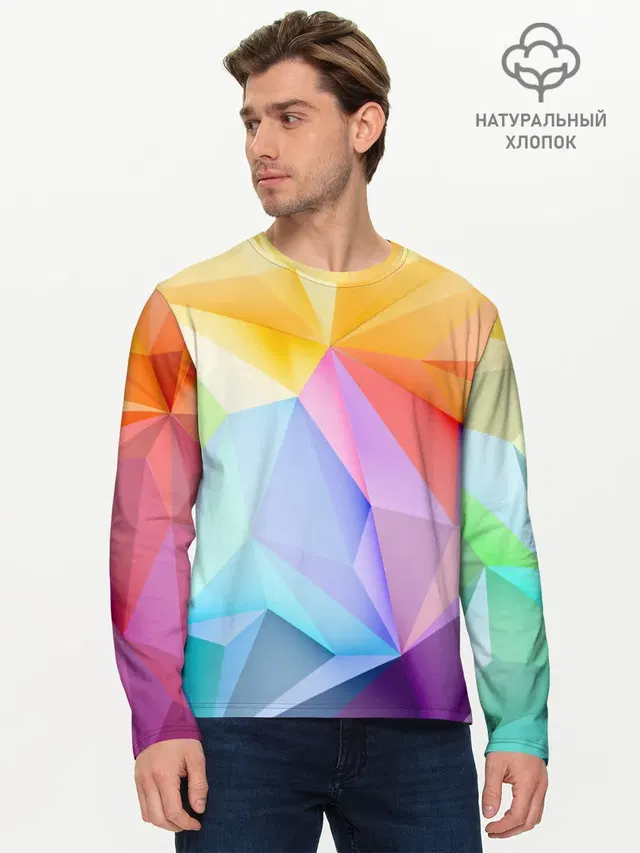 Мужской лонгслив базовый
