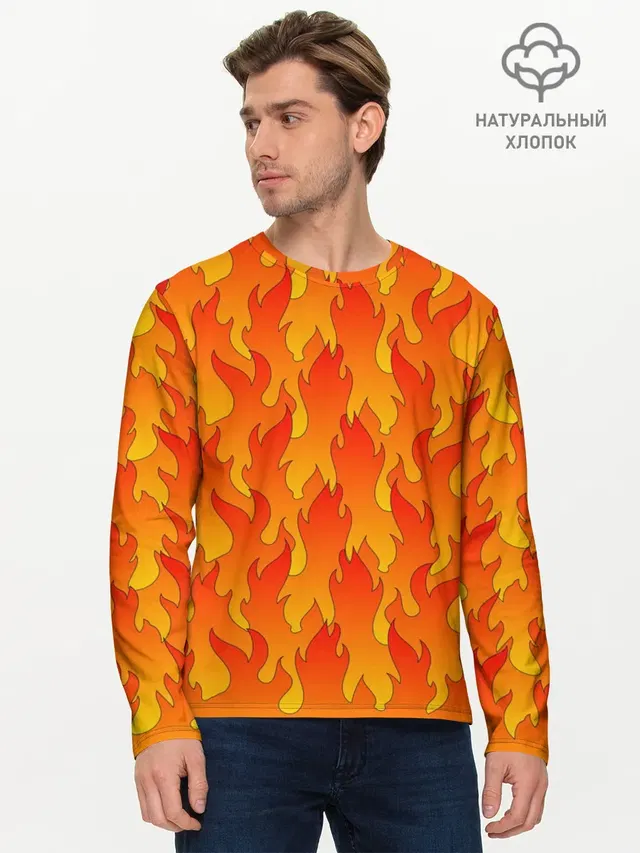 Мужской лонгслив базовый