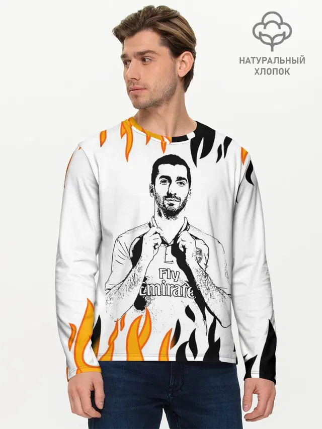 Мужской лонгслив базовый