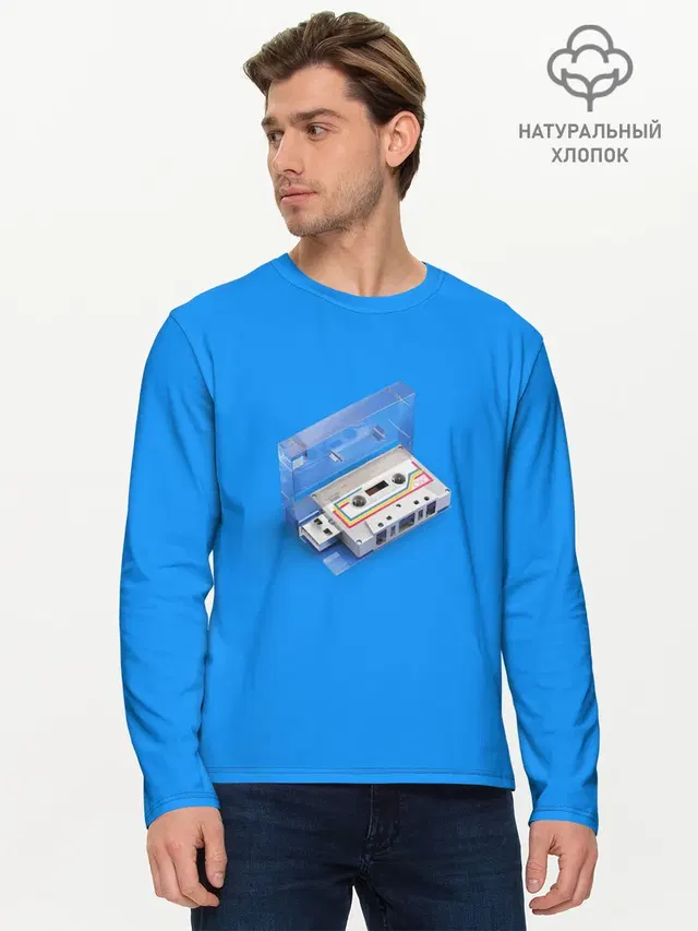 Мужской лонгслив базовый