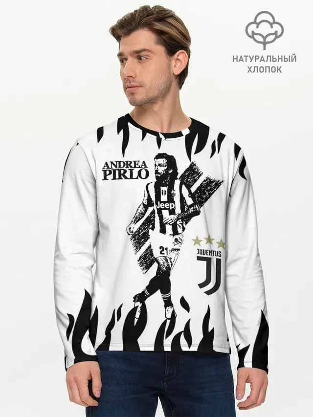 Мужской лонгслив базовый
