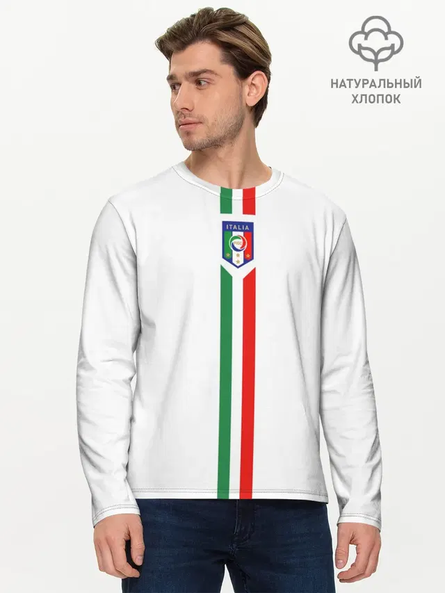 Мужской лонгслив базовый