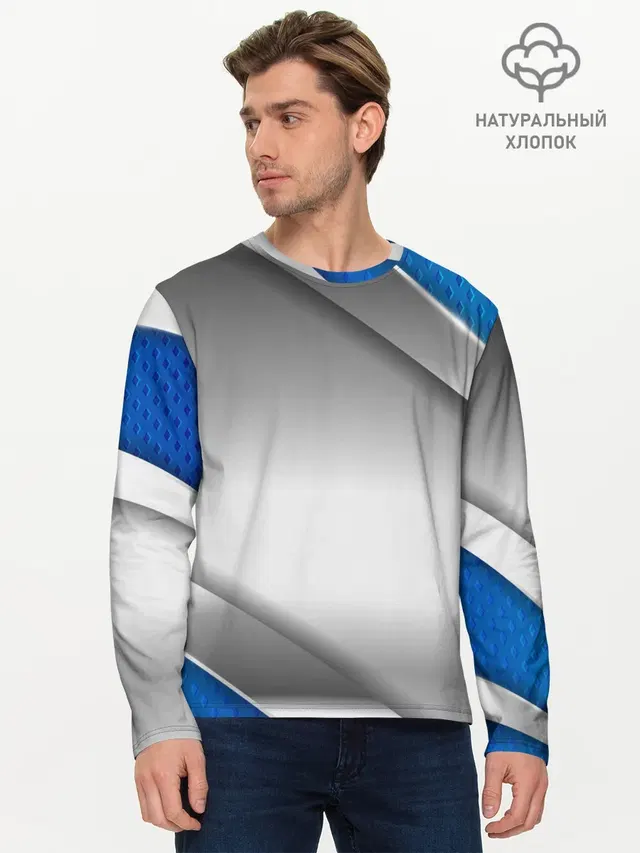 3D СЕРЕБРО BLUE LINES