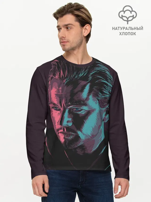 Мужской лонгслив базовый