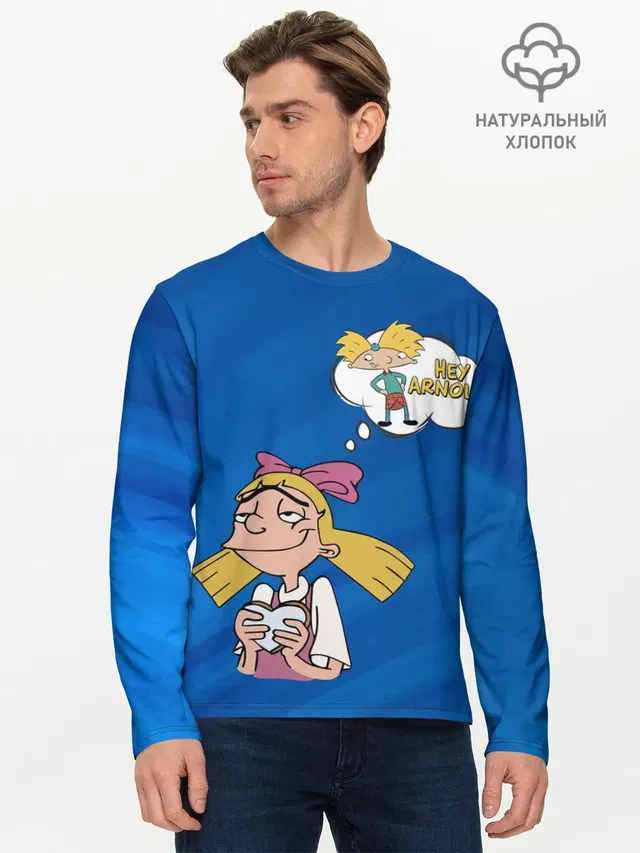 Мужской лонгслив базовый