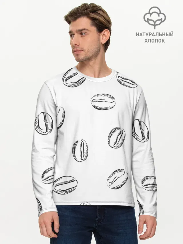 Мужской лонгслив базовый