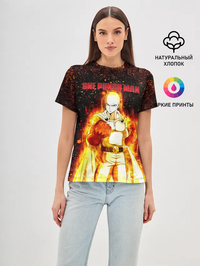 Сайтама в огне | One Punch-Man