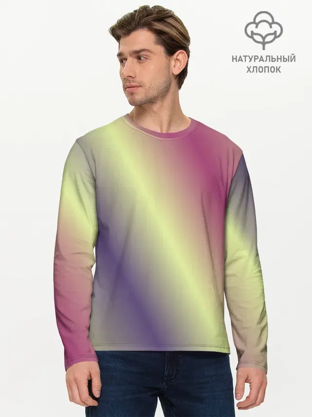 Мужской лонгслив базовый