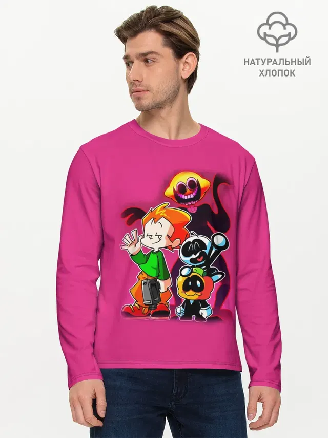 Мужской лонгслив базовый