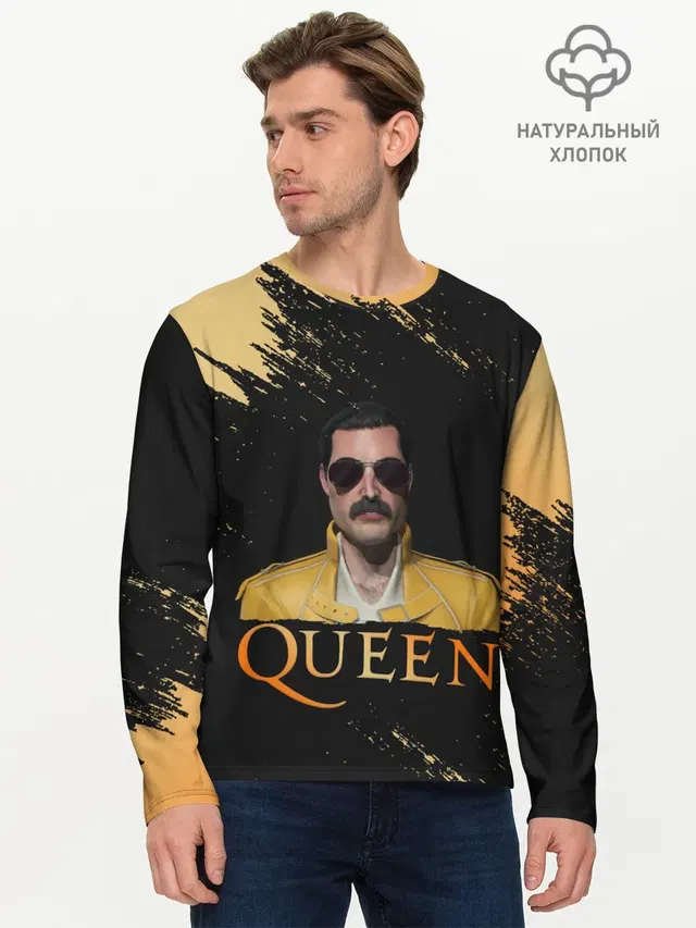 Мужской лонгслив базовый