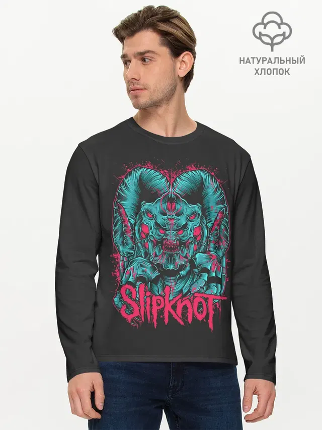 Мужской лонгслив базовый