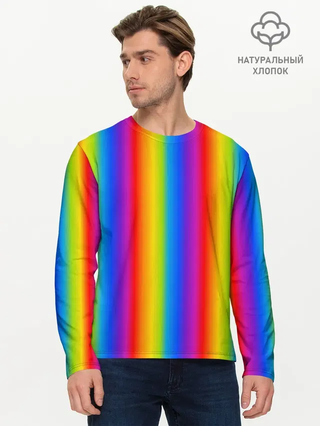Мужской лонгслив базовый