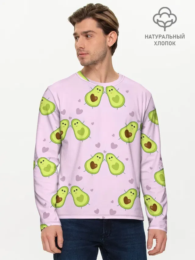 Мужской лонгслив базовый