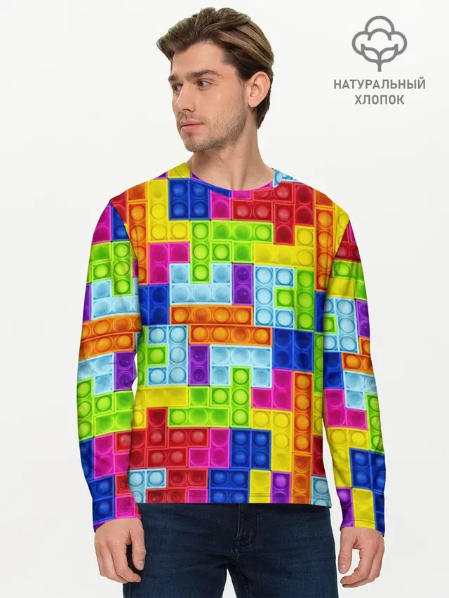 Мужской лонгслив базовый