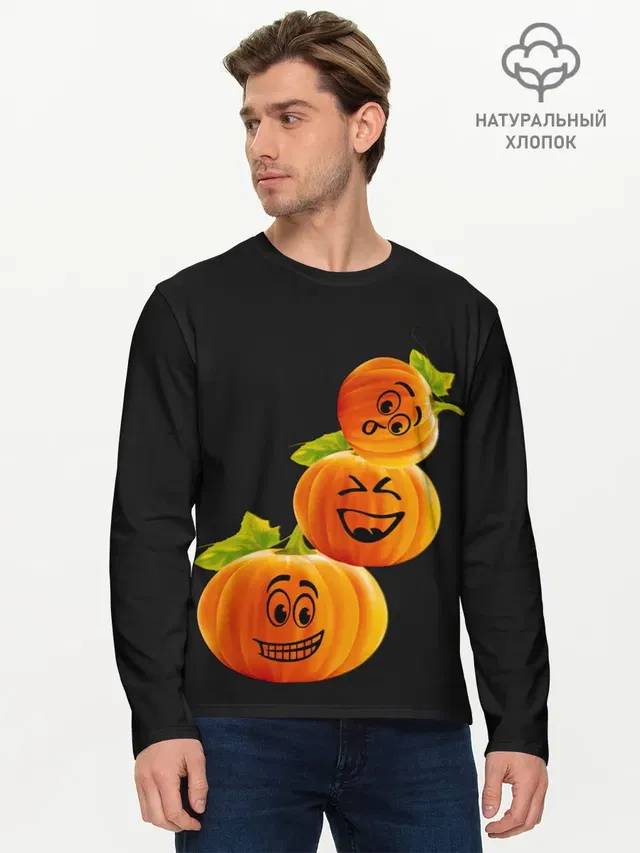 Мужской лонгслив базовый
