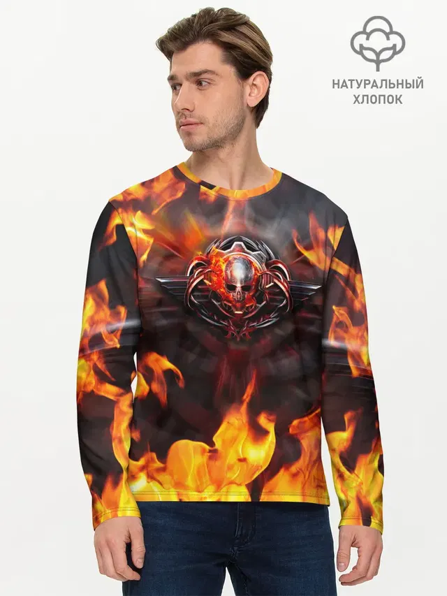 Мужской лонгслив базовый