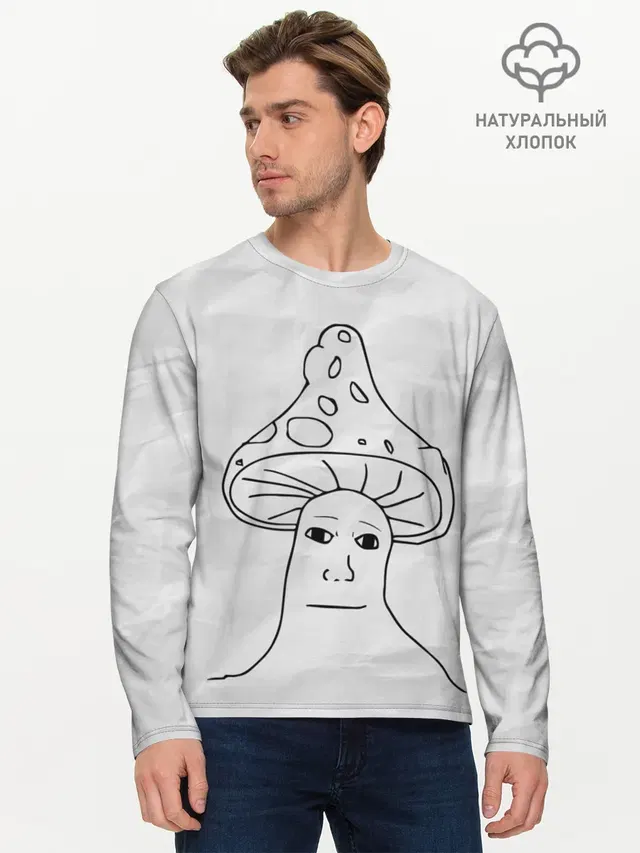 Мужской лонгслив базовый