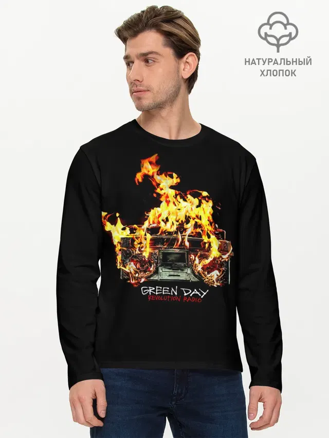 Мужской лонгслив базовый