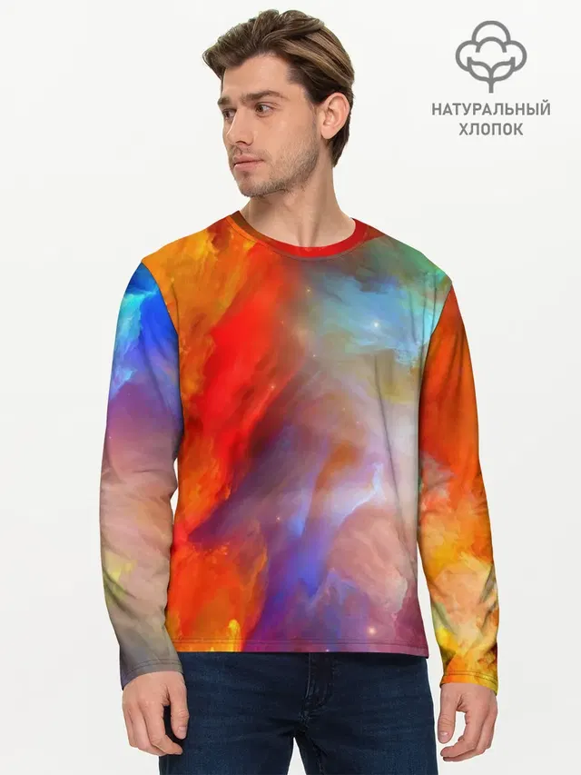 Мужской лонгслив базовый