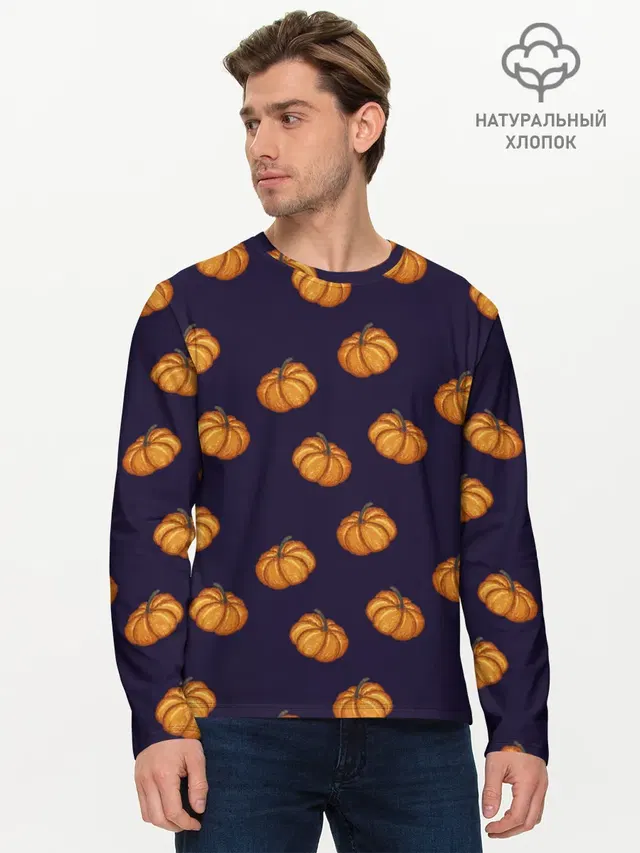 Мужской лонгслив базовый