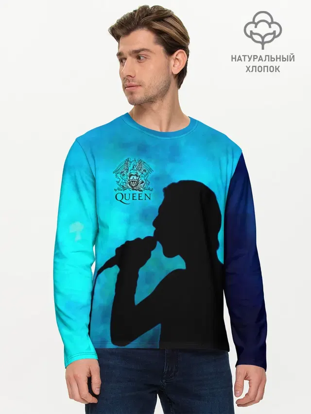 Силуэт Фредди Меркьюри группа Queen