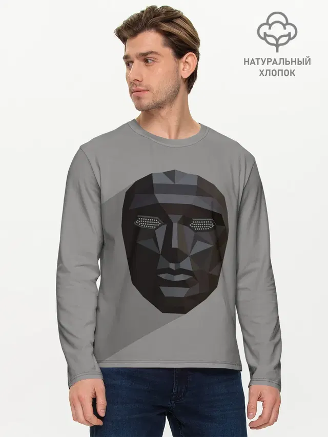 Мужской лонгслив базовый