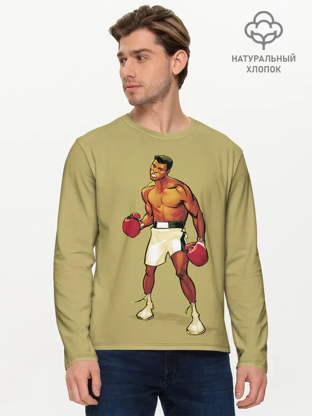 Мужской лонгслив базовый