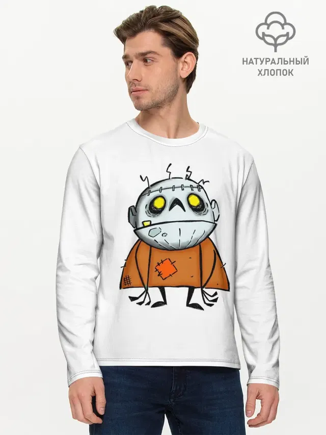 Мужской лонгслив базовый