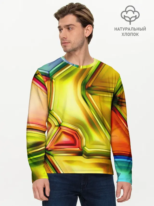 Мужской лонгслив базовый