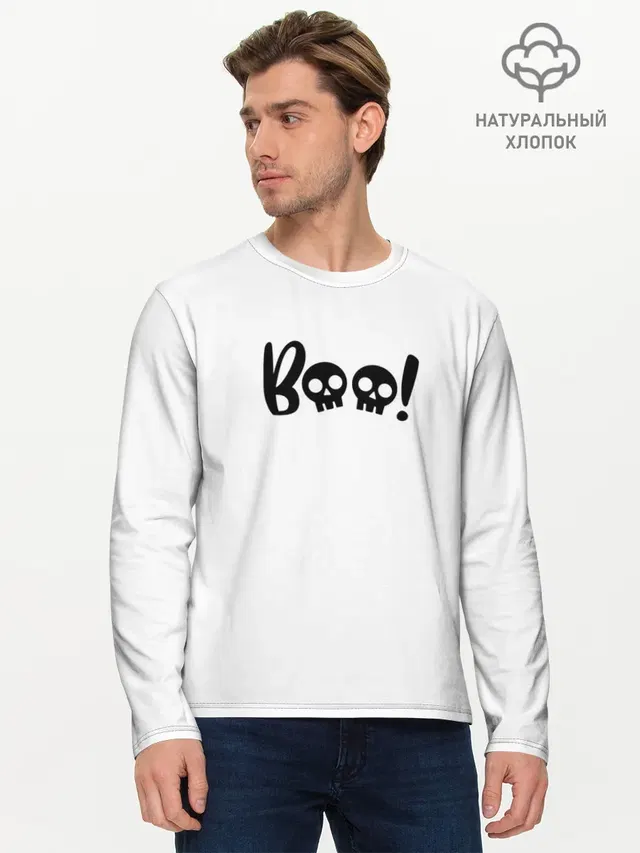 Мужской лонгслив базовый