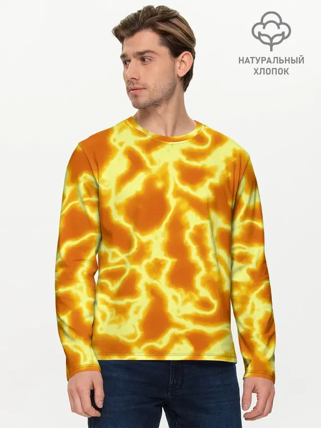 Мужской лонгслив базовый