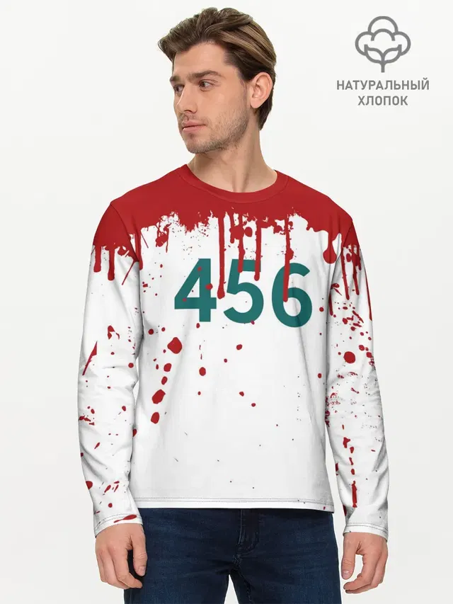 ИГРА В КАЛЬМАРА ПЕРСОНАЖ 456 КРОВЬ