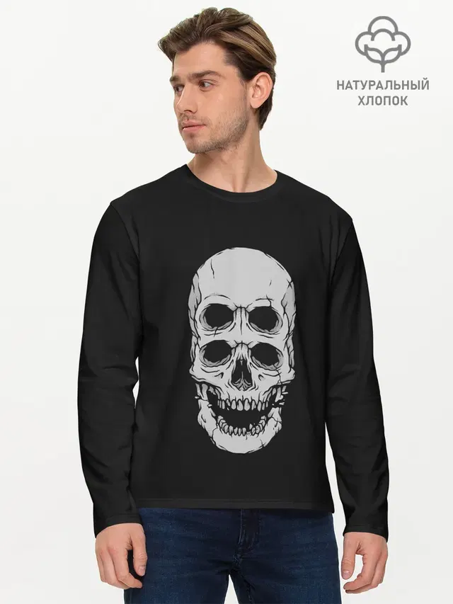 Мужской лонгслив базовый