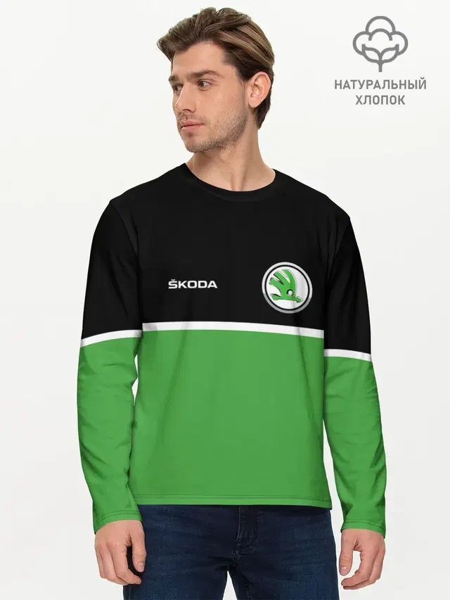 Мужской лонгслив базовый