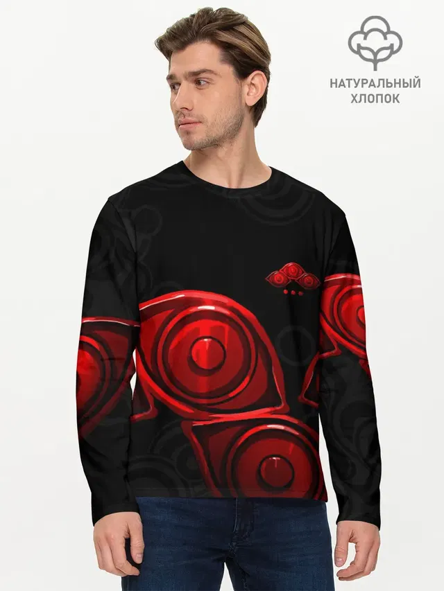 Мужской лонгслив базовый